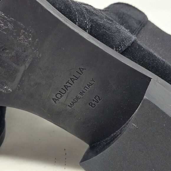 AQUATALIA Tamera Suede Slip On Classic Chelsea Boots 8.5 - Picture 10 of 14